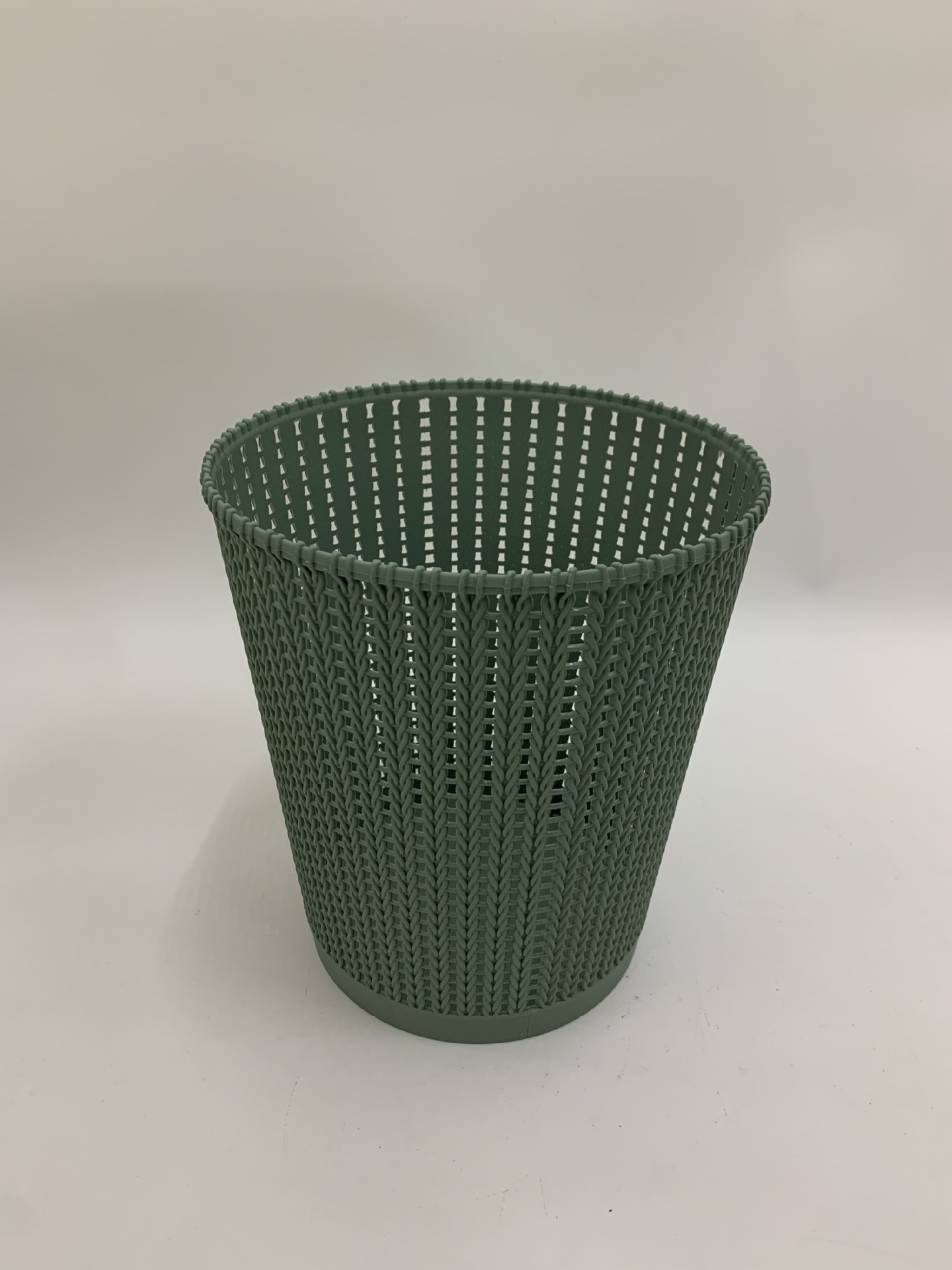 Rattan Trash Can Household Creative Simple Rattan without Lid Large Kitchen Toilet Wastebasket
