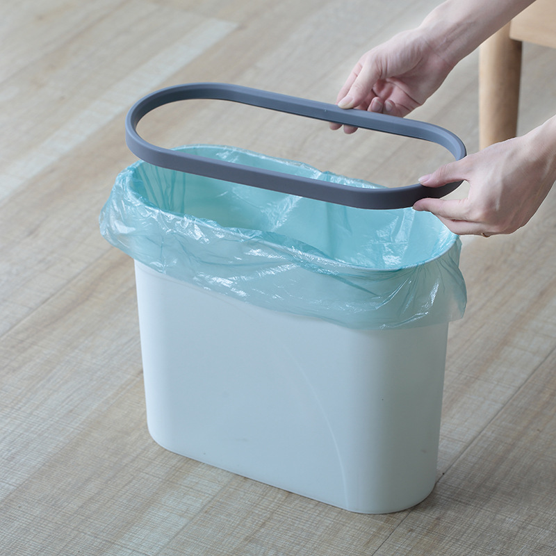 Nordic Style Toilet Bin Household Wholesale Hotel Kitchen and Bedroom Household Daily Narrow Non-Lid Gap Bucket