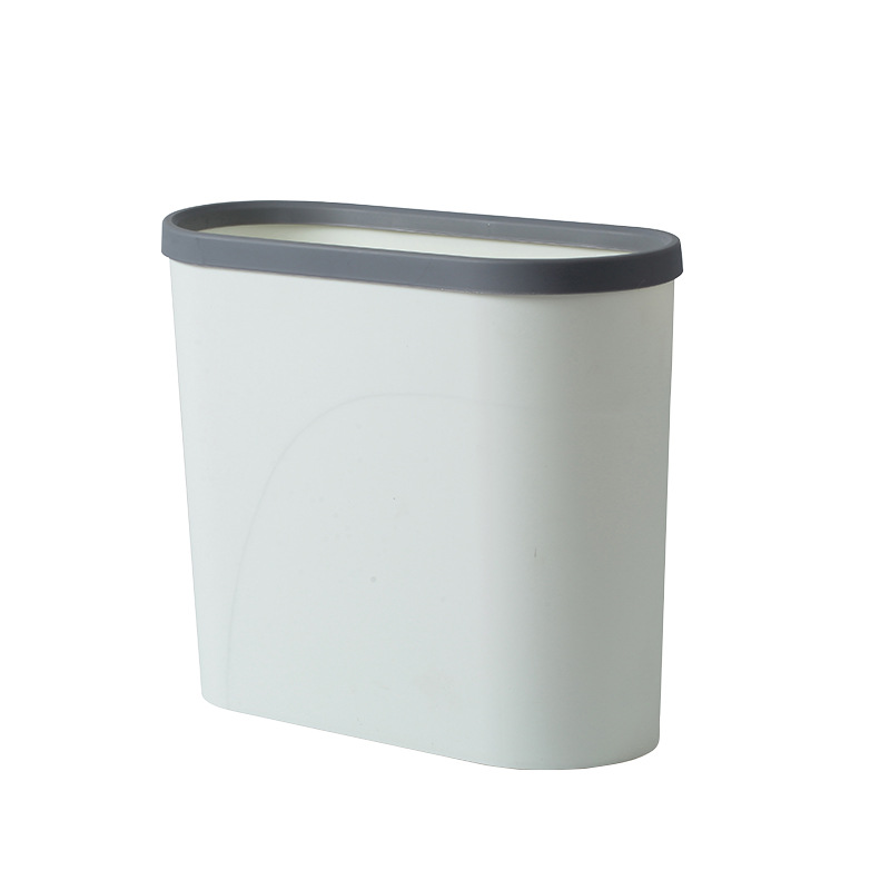 Nordic Style Toilet Bin Household Wholesale Hotel Kitchen and Bedroom Household Daily Narrow Non-Lid Gap Bucket