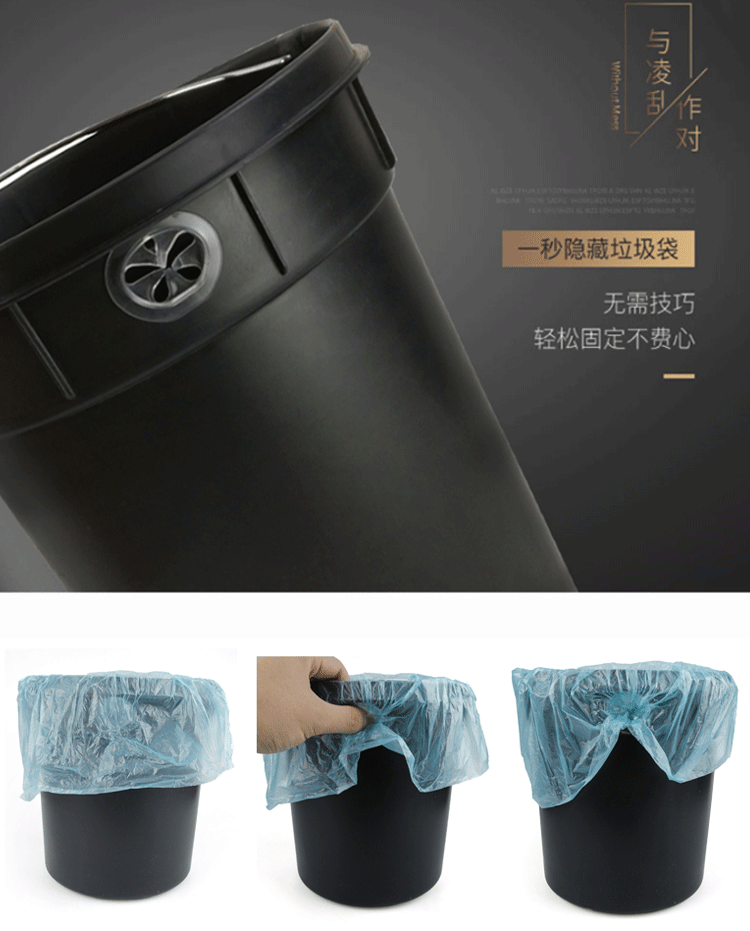 Bamboo Trash Can Trash Can Household Pedal with Lid Creative Living Room Bedroom Kitchen Toilet Wastebasket Large