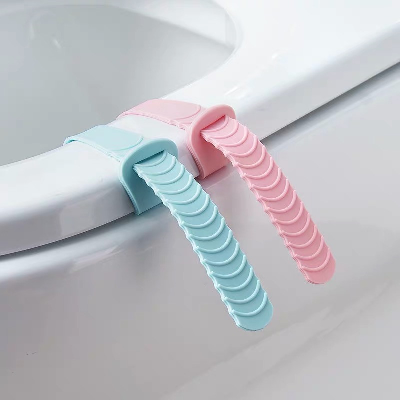 Domestic Toilet Toilet Seat Lid Cover Lifter TPR Toilet Lid Handle Adjustable Lift Toilet Seat Cover Toilet Lid Hygiene Handle