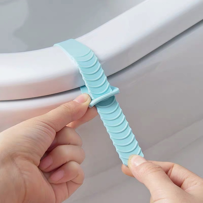 Domestic Toilet Toilet Seat Lid Cover Lifter TPR Toilet Lid Handle Adjustable Lift Toilet Seat Cover Toilet Lid Hygiene Handle