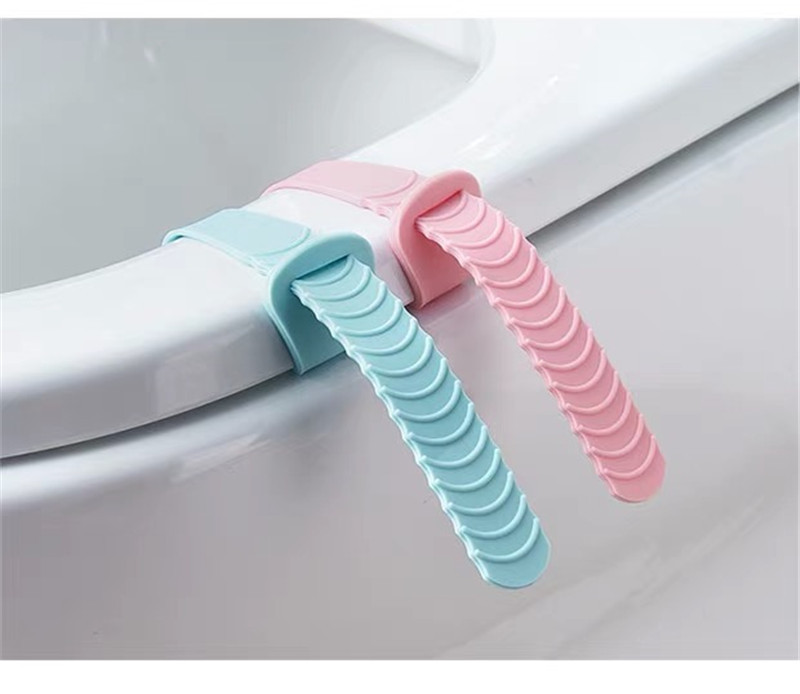 Domestic Toilet Toilet Seat Lid Cover Lifter TPR Toilet Lid Handle Adjustable Lift Toilet Seat Cover Toilet Lid Hygiene Handle