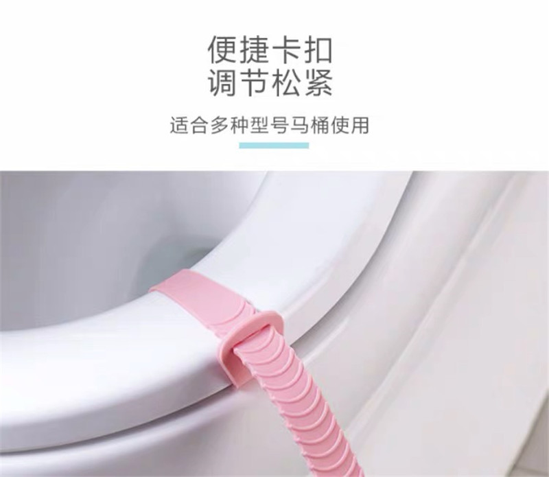 Domestic Toilet Toilet Seat Lid Cover Lifter TPR Toilet Lid Handle Adjustable Lift Toilet Seat Cover Toilet Lid Hygiene Handle