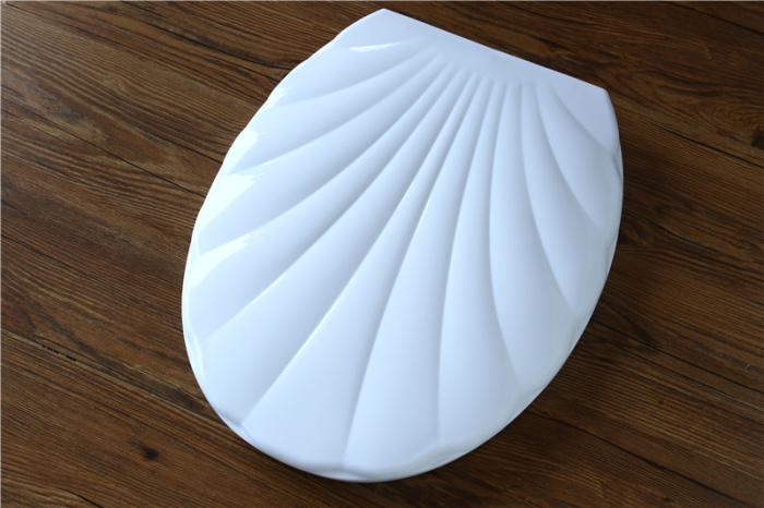Shell pattern plastic toilet lid A-30055 Shell pattern plastic toilet lid A-30055