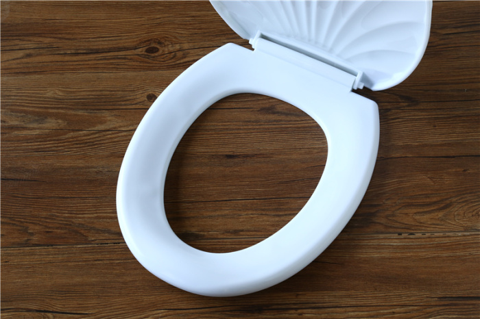 Shell pattern plastic toilet lid A-30055 Shell pattern plastic toilet lid A-30055