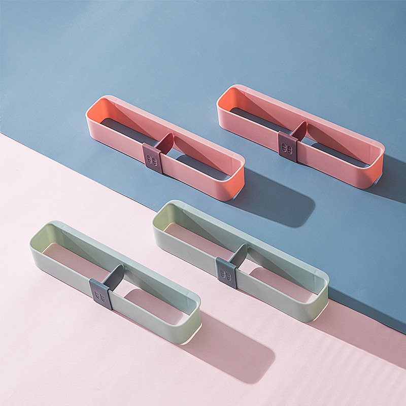 Bathroom Contrast Color Slipper Rack Punch-Free Wall Hanging Kitchen Lid Rack Toilet Sandals Draining Storage Rack