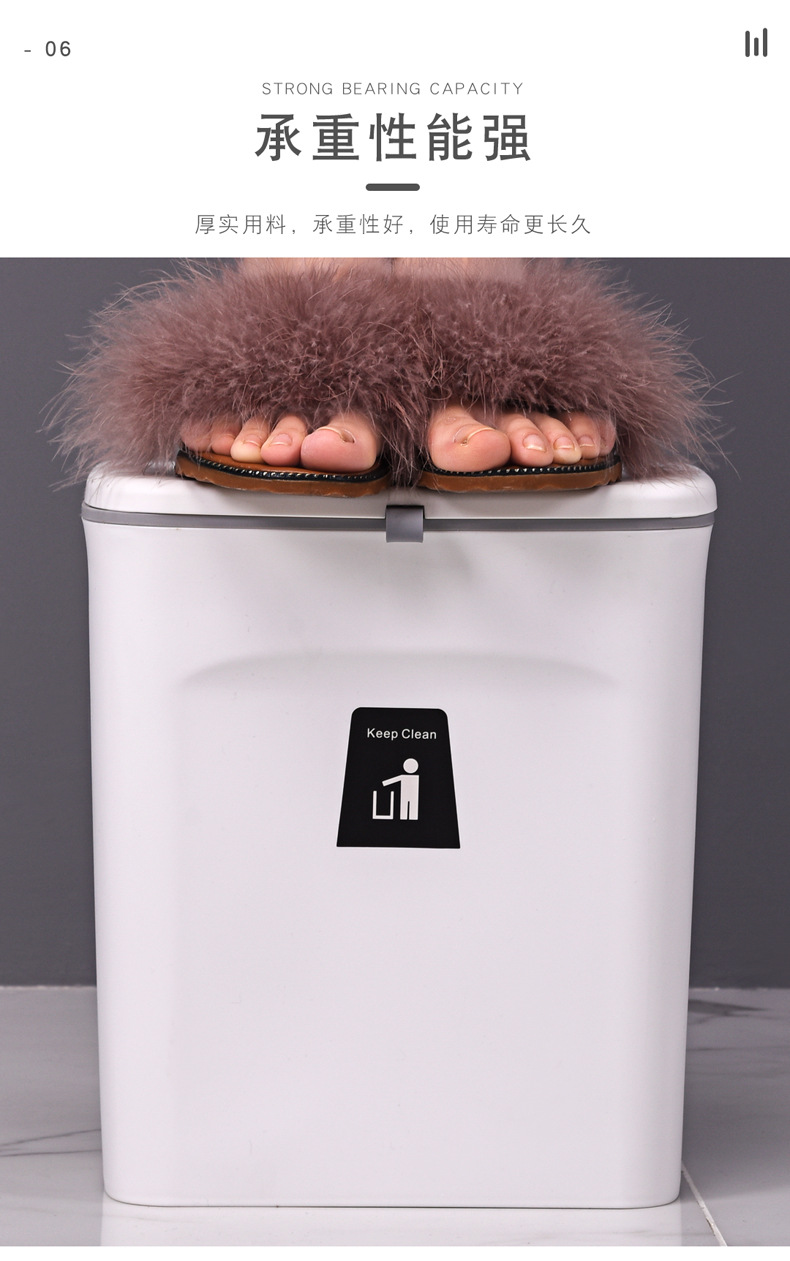 Trash Can Wall Hanging Kitchen Storage Bucket Household Small Trash Can with Lid Toilet Hanging Dust Basket Trash Can Wall Hanging Kitchen Storage Bucket Household Small Trash Can with Lid Toilet Hanging Dust Basket
