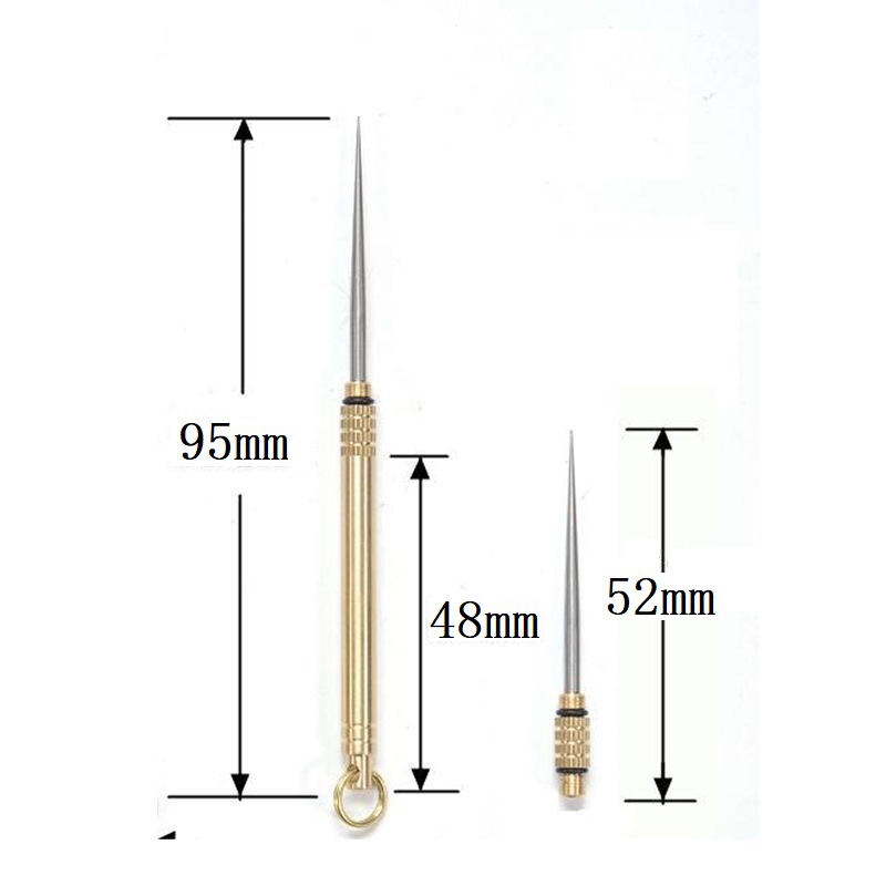 in One Toothpick Creative Portable Fruit Toothpick Stainless Steel Toothpick Multifunctional Titanium Alloy Toothpick