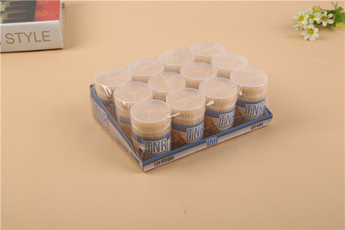 Quality Bamboo Toothpick Disposable Double-Headed Portable Bottled Fine Tooth Fruit Household Toothpicks