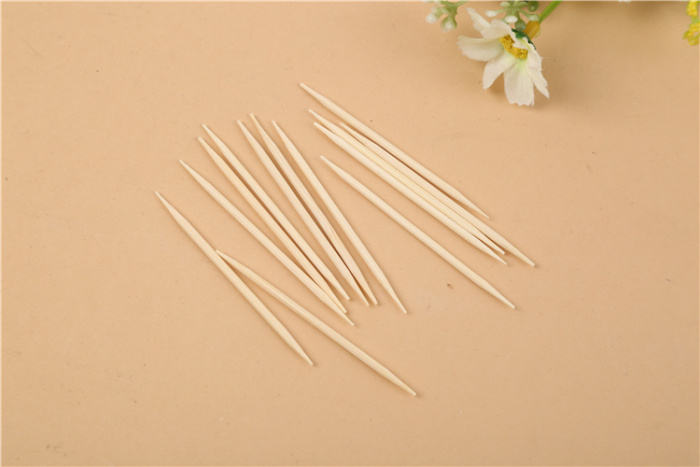 Quality Bamboo Toothpick Disposable Double-Headed Portable Bottled Fine Tooth Fruit Household Toothpicks