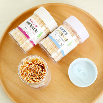 Slide Toothpick Box Bottle Home Simple Toothpick Holder Portable Toothpick Box Toothpick Storage Jar Manufacturer 02