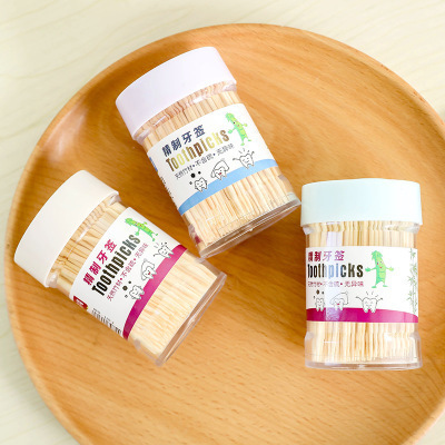 Slide Toothpick Box Bottle Home Simple Toothpick Holder Portable Toothpick Box Toothpick Storage Jar Manufacturer 02