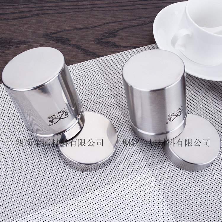 Genuine 304 Stainless Steel Cotton Box Makeup Cotton Swab Tube Toothpick Holder Moisture-Proof Storage Box Storage Tank