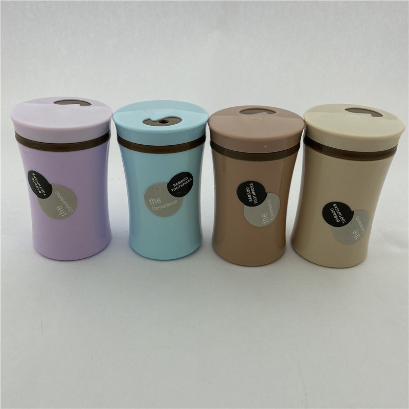 Toothpick New Small Waist Bottled Bamboo Toothpick Customized Disposable Daily Necessities for Export