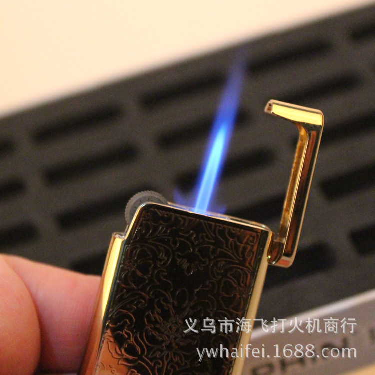 Selling HY-100 electroplating tangcao lighter wholesale metal windproof lighter Waratah wheel