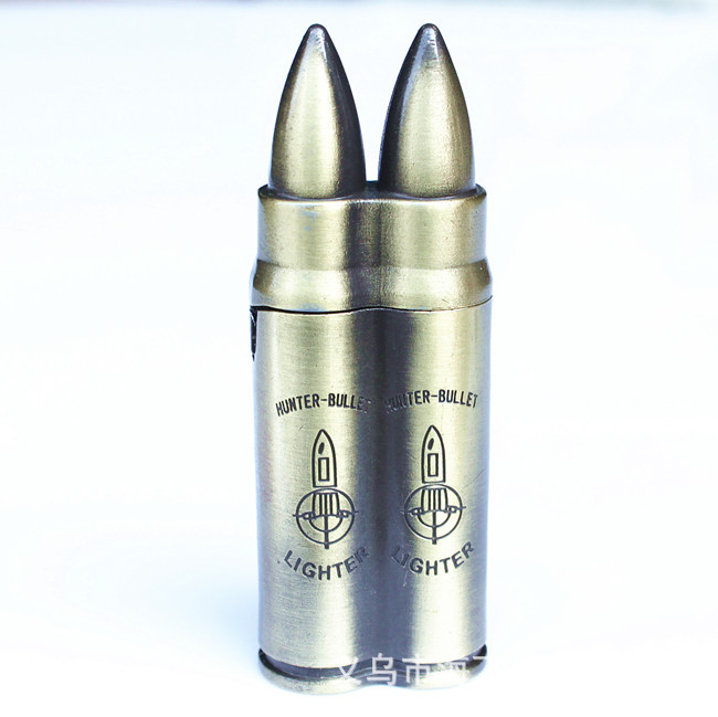 Wholesale supply double metal lighter bullets into the lighter Yanju and creative