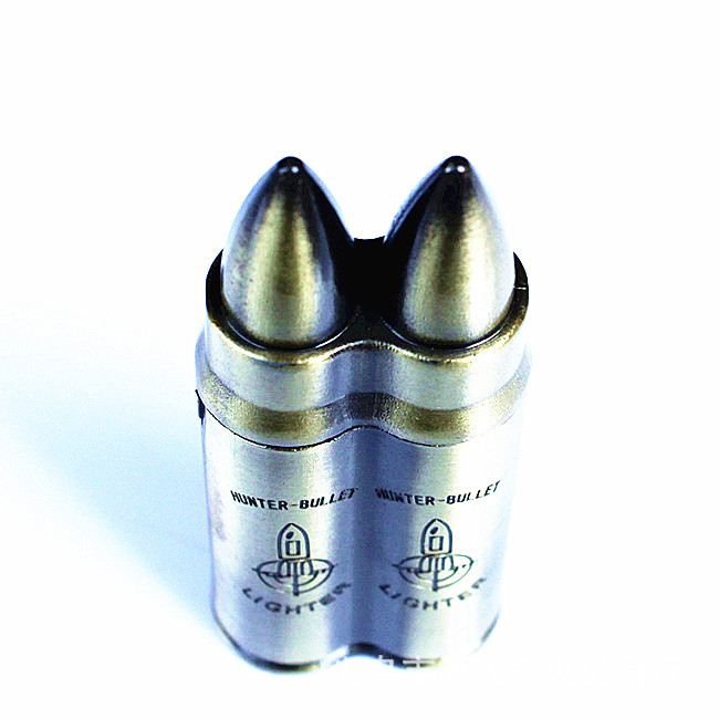 Wholesale supply double metal lighter bullets into the lighter Yanju and creative
