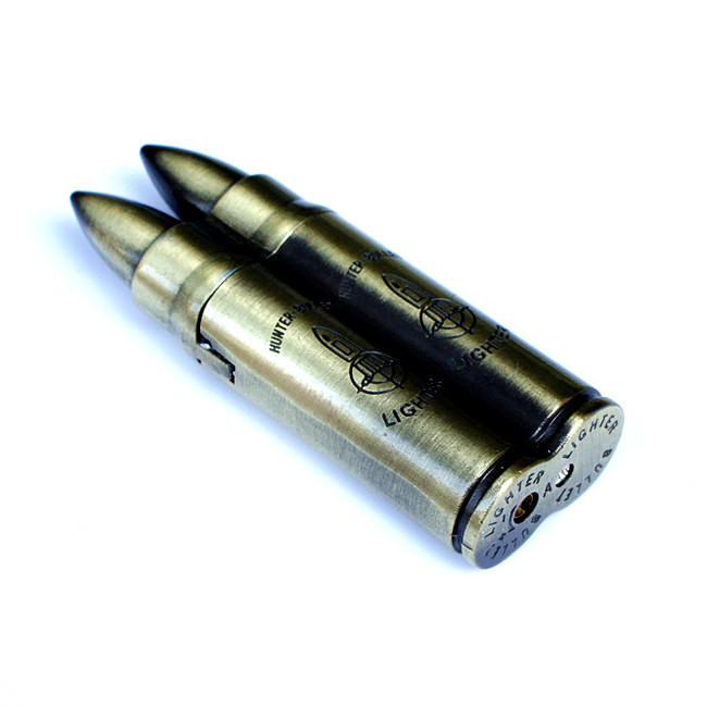 Wholesale supply double metal lighter bullets into the lighter Yanju and creative