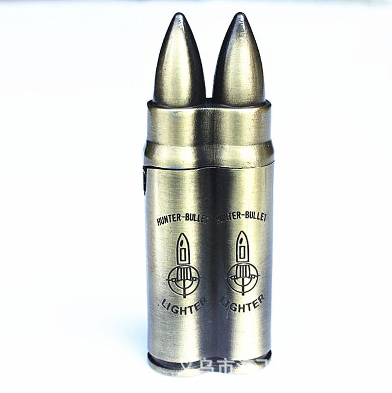 Wholesale supply double metal lighter bullets into the lighter Yanju and creative