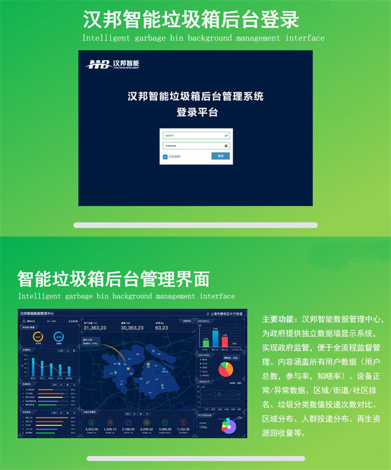 Jiangsu Manufacturers Produce Intelligent Garbage Sorting Device Dustbin Automatic Weighing Overflow Alarm Remote Monitoring