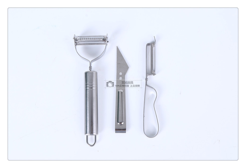 Household Stainless Steel Peeler Set Portable Fruit and Vegetable Plane Three-Piece Kitchen Supplies Household Stainless Steel Peeler Set Portable Fruit and Vegetable Plane Three-Piece Kitchen Supplies