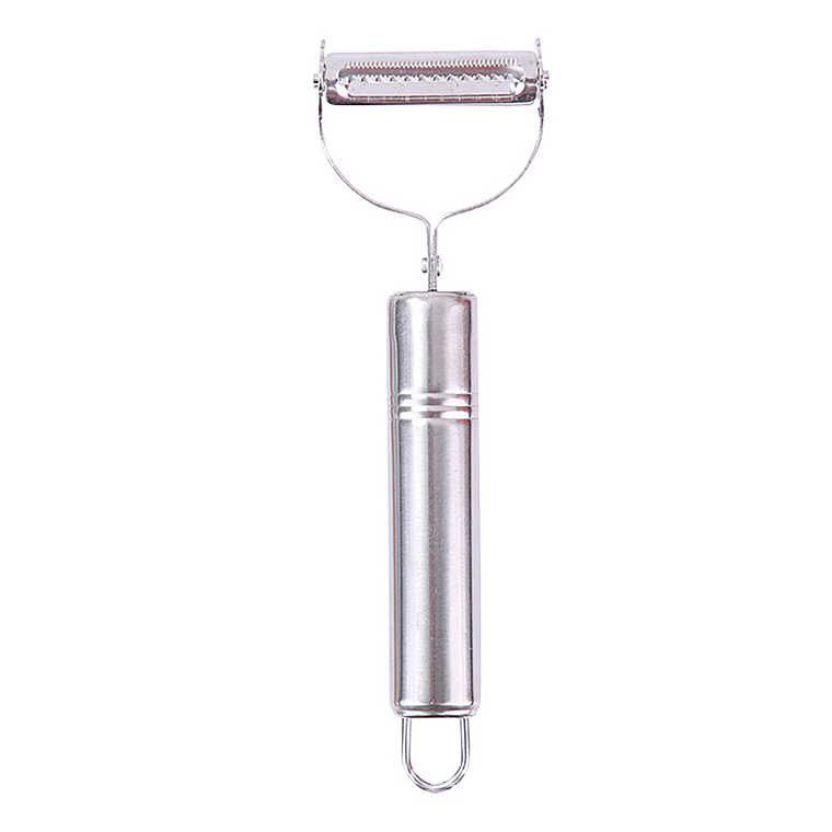 Multi-Functional Dual-Purpose Stainless Steel Smiley Face Peeler Vegetable Melon Fruit Grater Apple Peeler Kitchen Gadget