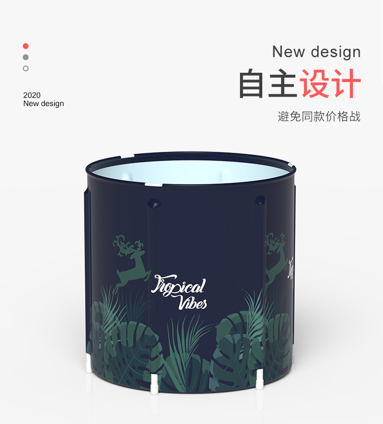 Factory hot-selling folding bath tub adult bath tub PVC household folding bath tub bath sweat bath tub wholesale