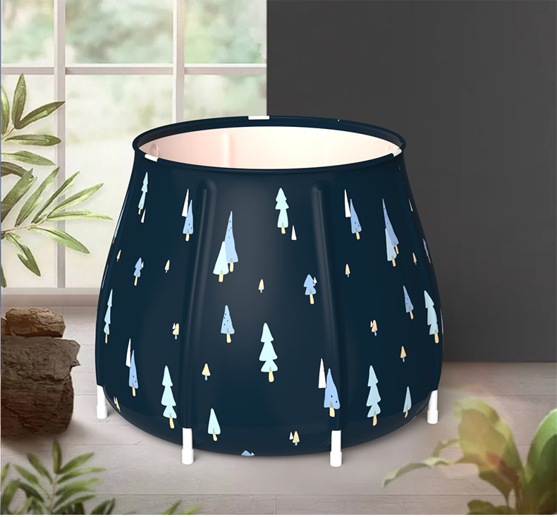Factory hot-selling folding bath tub adult bath tub PVC household folding bath tub bath sweat bath tub wholesale