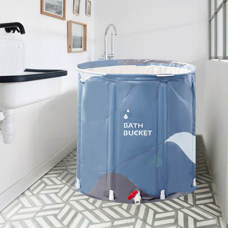Manufacturer direct bath tub can be folded bath tub household bath tub body bath tub thickening bath artifact