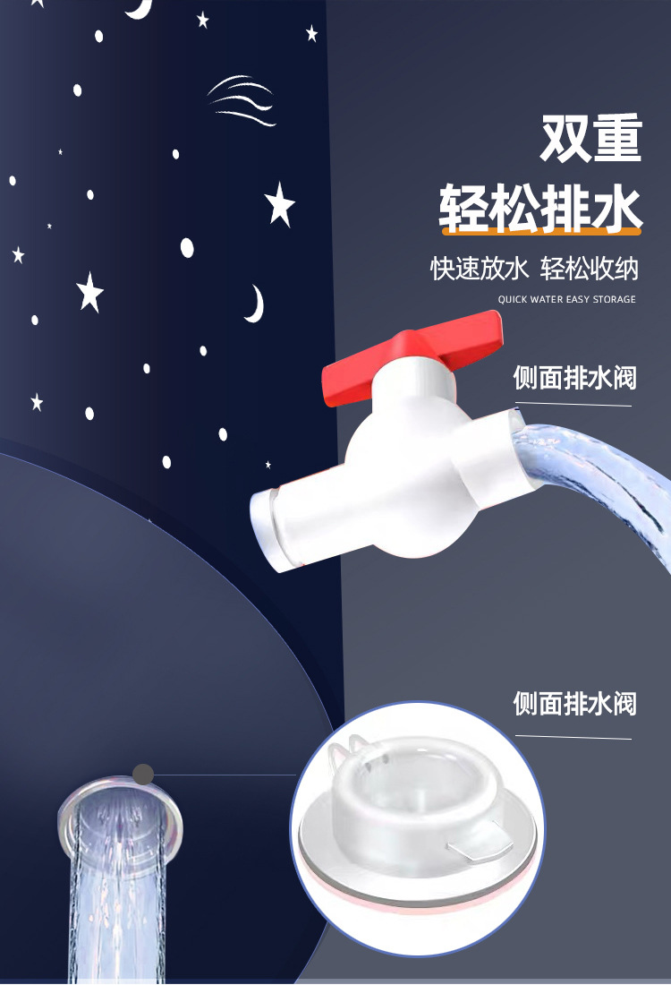 Foldable bath tub household bath tub full body bath tub large thickened bath tub