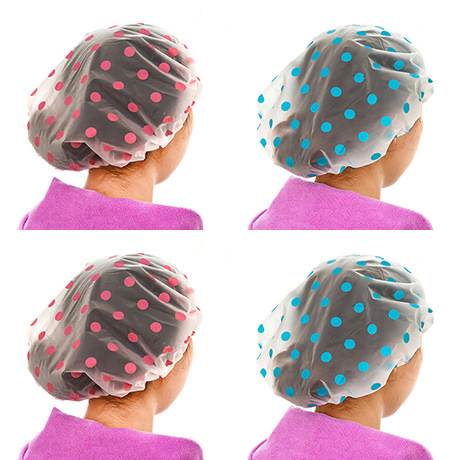 1833 Fashion thickened waterproof bath cap Bath makeup care cap kitchen lampblack cap