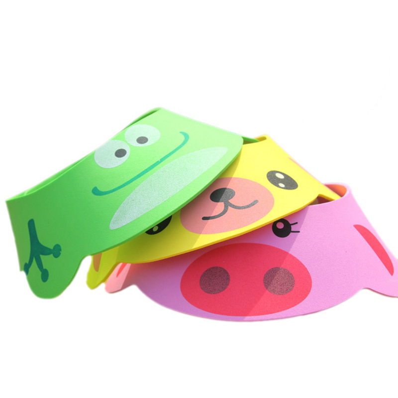 Children&#039;s baby shampoo artifact adjustable waterproof children&#039;s bath cap ear protector bath cap shampoo cartoon