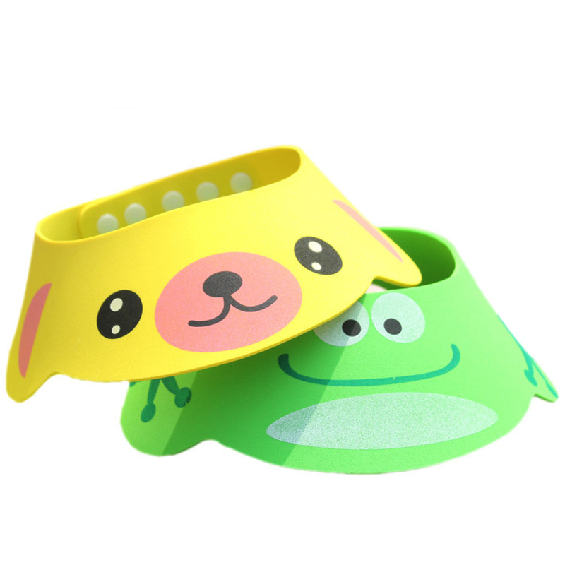 Children&#039;s baby shampoo artifact adjustable waterproof children&#039;s bath cap ear protector bath cap shampoo cartoon