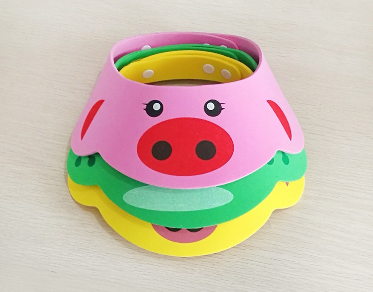 Children's baby shampoo artifact adjustable waterproof children's bath cap ear protector bath cap shampoo cartoon