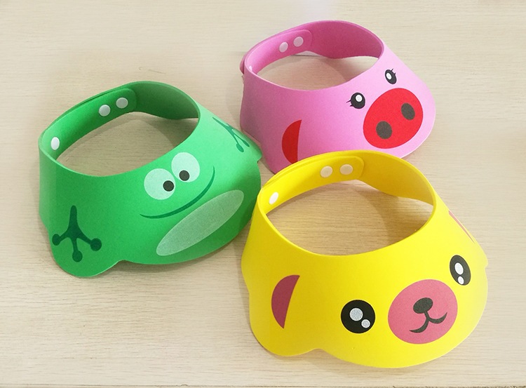 Children's baby shampoo artifact adjustable waterproof children's bath cap ear protector bath cap shampoo cartoon