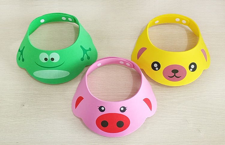 Children's baby shampoo artifact adjustable waterproof children's bath cap ear protector bath cap shampoo cartoon