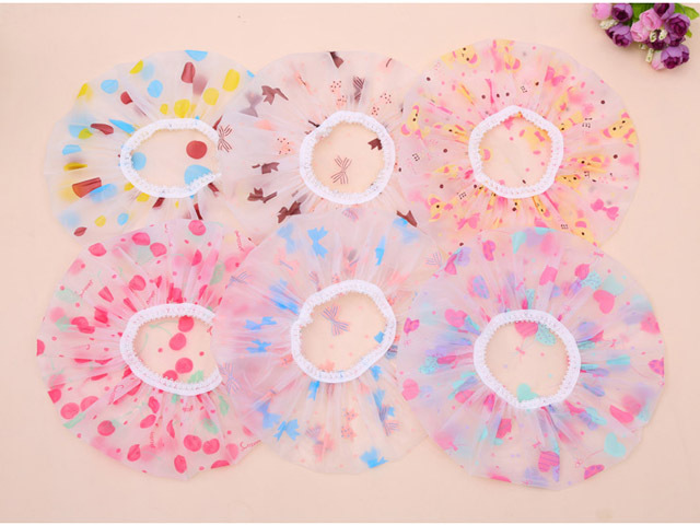 Full-color thickened waterproof bath cap adult wash bath cap Kitchen fume hood shower cap individually packaged