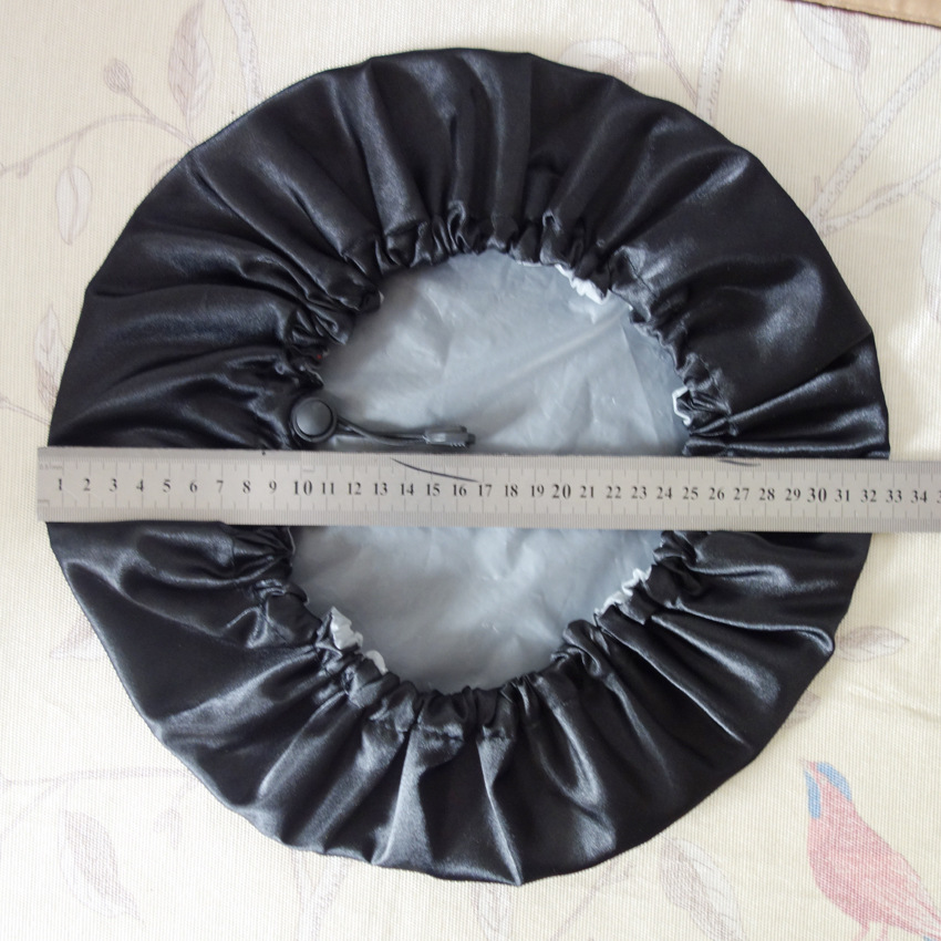 ecommerce exclusive for increased adjustable double waterproof shower cap bath cap bath shampoo cap black wine red