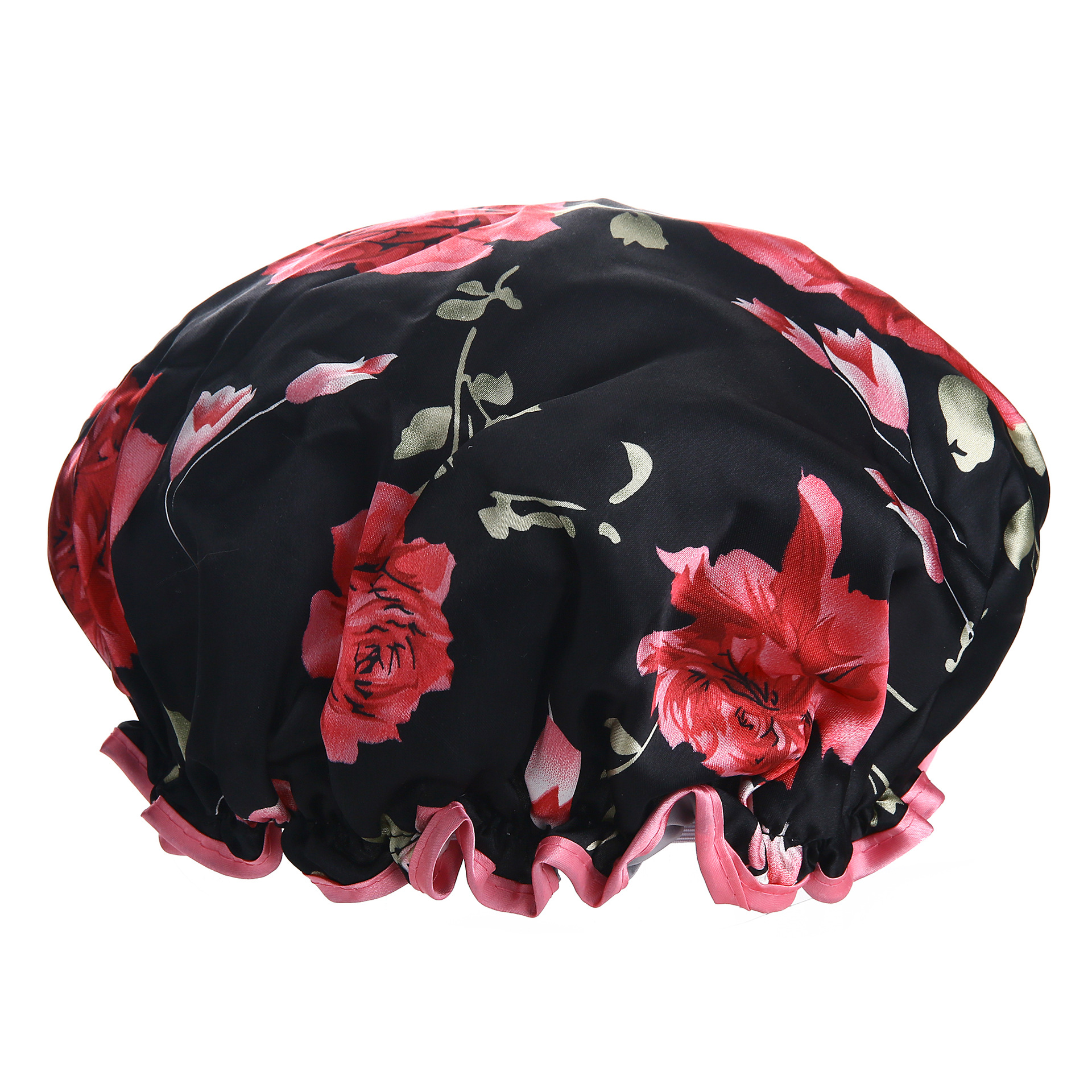 32cm thick printed bath cap color ding double wash cap bath waterproof cap kitchen lampblack foreign trade