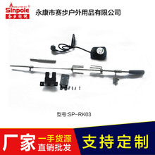 Stainless Steel BBQ Fork Multi-Function Electroplated Baking Fork Four-Claw Outdoor Barbecue Accessories Stainless Steel BBQ Fork Multi-Function Electroplated Baking Fork Four-Claw Outdoor Barbecue Accessories