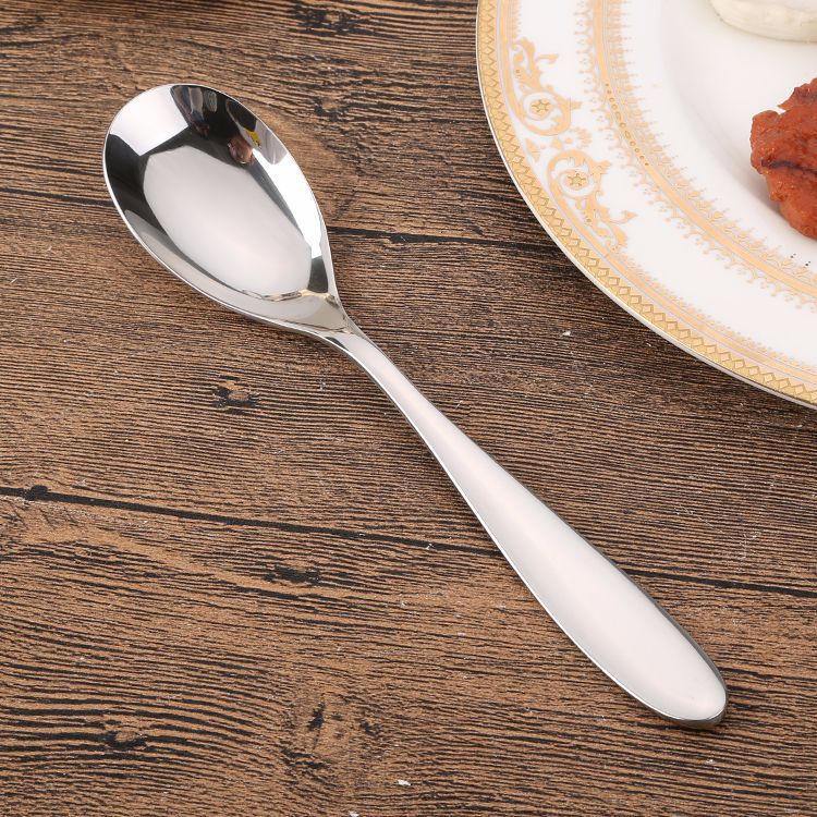 304 Stainless Steel Tableware Western Food/Steak Knife and Fork Coffee Stirring Small Soup Ice Spoon Thickened Knife, Fork and Spoon Suit