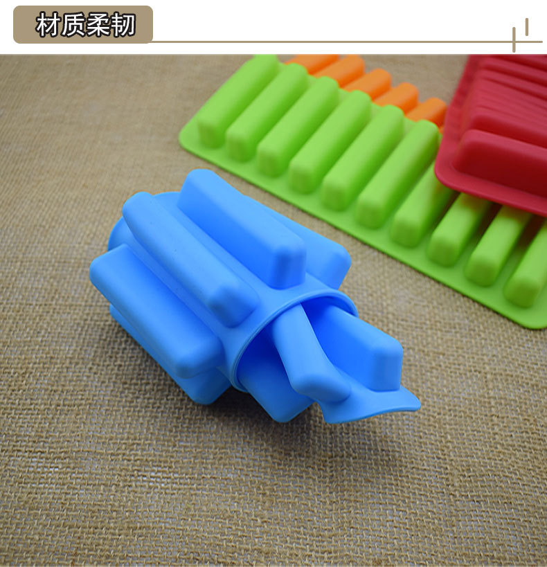 10 Long Finger Silicone Mold Sausage Hot Dog Ham Sausage Mold Cake Baking Biscuit Muffin Cup Mold