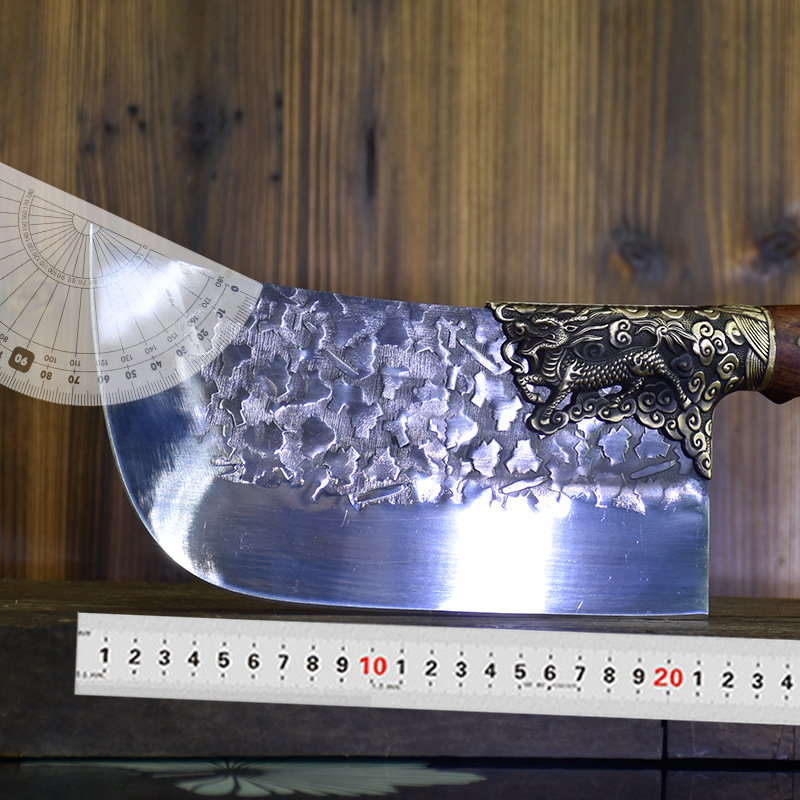 Bone Chopping Knife HandForged Kitchen Knife Bone Cutting Meat Cutting DualPurpose Knife Ghost Hand Sharp Chef Knife