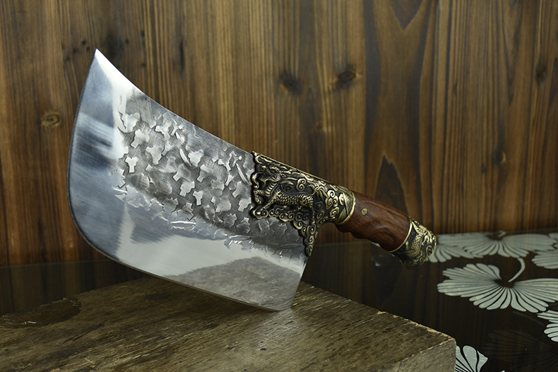 Bone Chopping Knife HandForged Kitchen Knife Bone Cutting Meat Cutting DualPurpose Knife Ghost Hand Sharp Chef Knife