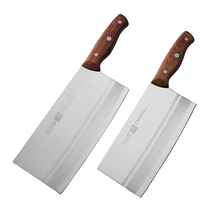 People No 2 Mulberry Knife Hotel Kitchen Chef Knife Kitchen Knife Stainless Steel Meat Cutting Knife Slicing Knife