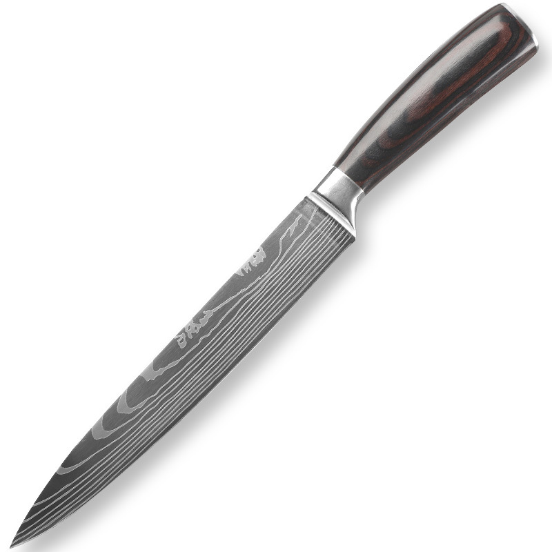 Chef Knife Japanese Knife Bread Knife Slicing Knife Fruit Knife Color Wood Handle Steel Knife Kitchen Knife Set in Stock Chef Knife Japanese Knife Bread Knife Slicing Knife Fruit Knife Color Wood Handle Steel Knife Kitchen Knife Set in Stock