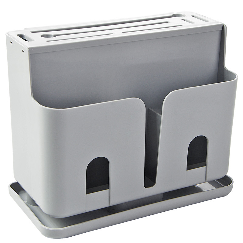 Plastic Kitchen Knife Inserting Storage Rack Chopstick and Spoon Storage Rack Toolframe Kitchen Knife Rack Knife Holder