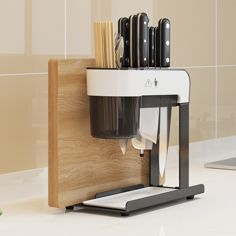 Organizing Holder Kitchen Knife Holder Rack Chopsticks Chopping Board Toolframe Stainless Steel Kitchen Knife Holder