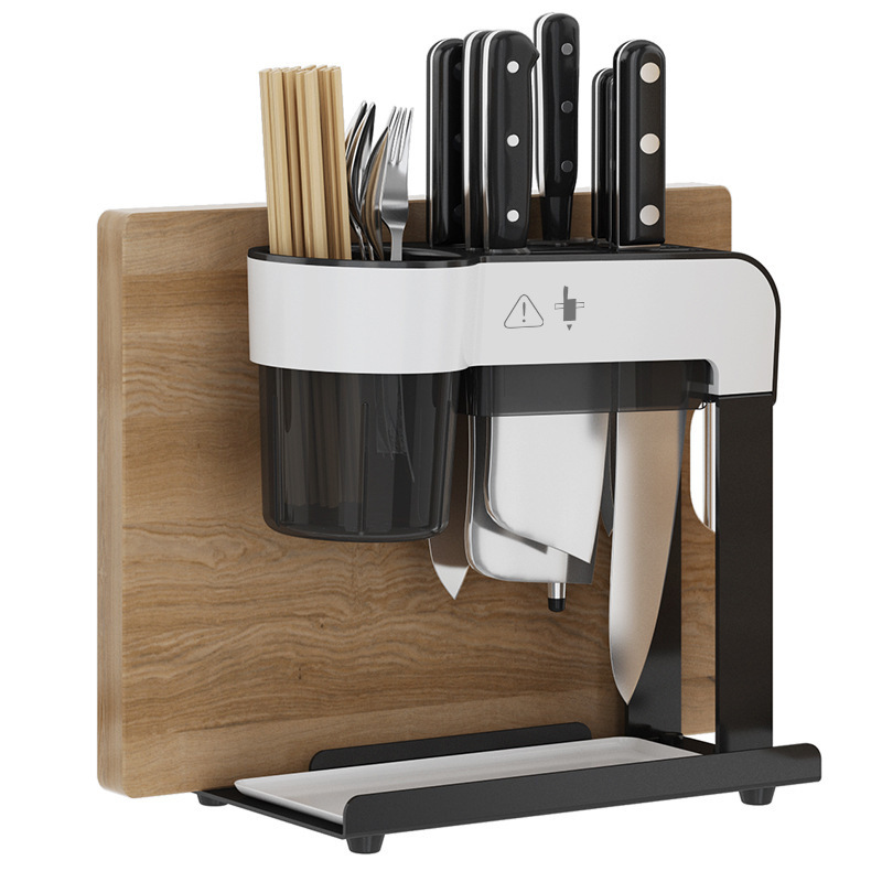 Organizing Holder Kitchen Knife Holder Rack Chopsticks Chopping Board Toolframe Stainless Steel Kitchen Knife Holder